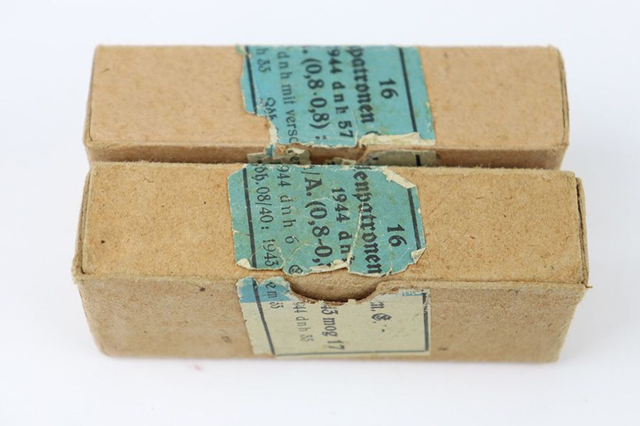 2 Boxes: WW2 German 9mm Pistol Ammo - 1