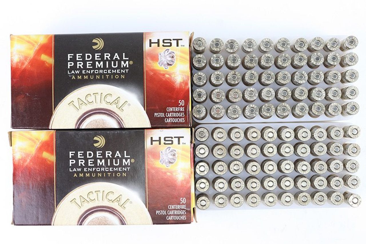 100 Rounds: Federal Premium HST 9mm Luger Ammo - 1