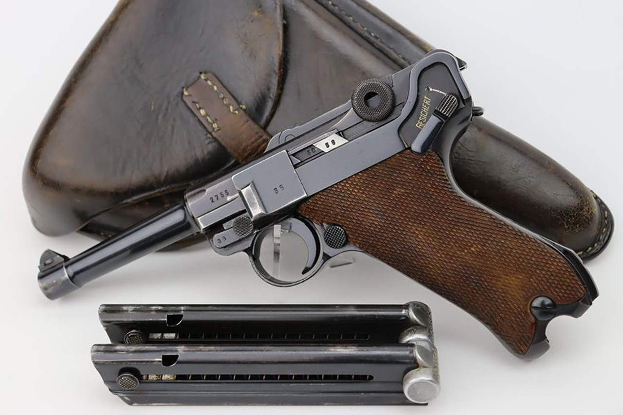 Excellent 1938 Navy Mauser Luger Rig - 1