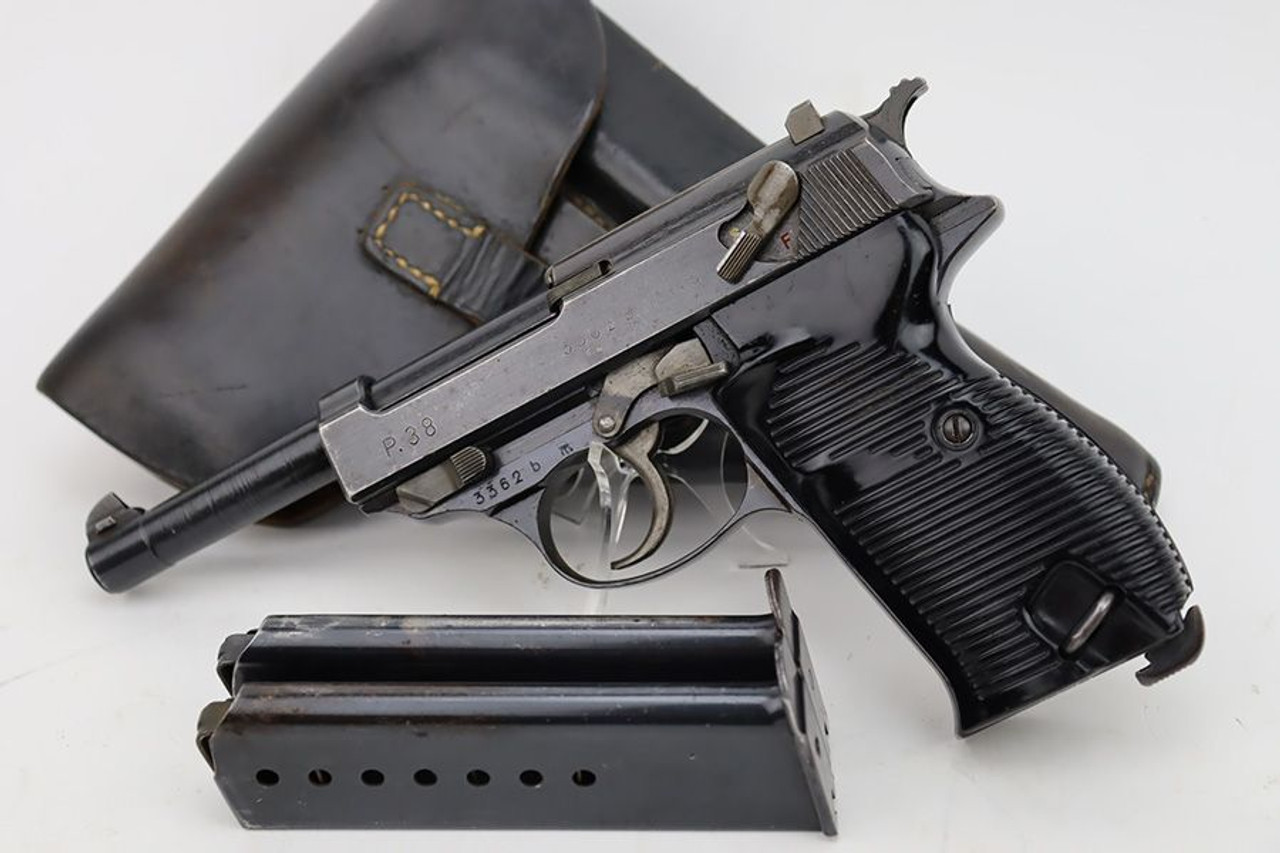 End-of-War AC 45 Walther P.38 Rig - Czech FNH Barrel - 1
