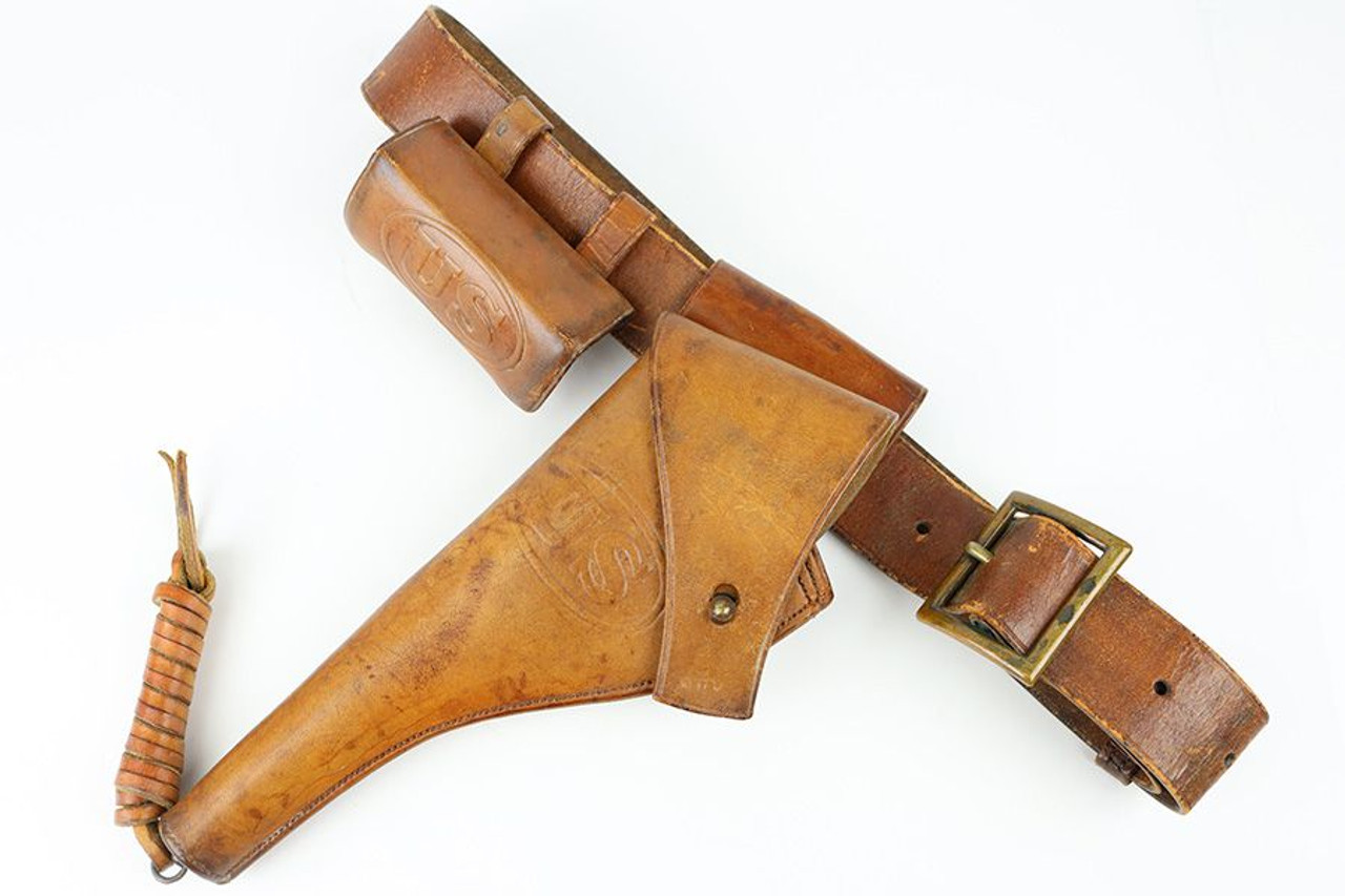 Colt M1901 Holster, Belt, Ammo Pouch - Pre WW1 - 1