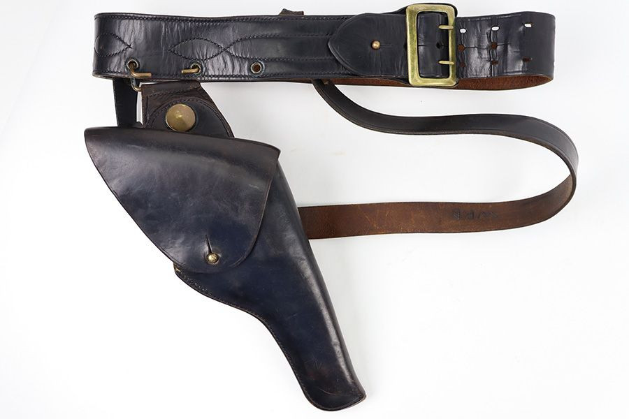 1917 US Revolver Holster, Belt, Shoulder Harness - 1