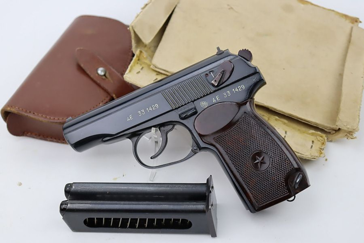 Rare, Mint Bulgarian Makarov Rig - With Box & Two Matching Magazines - 1