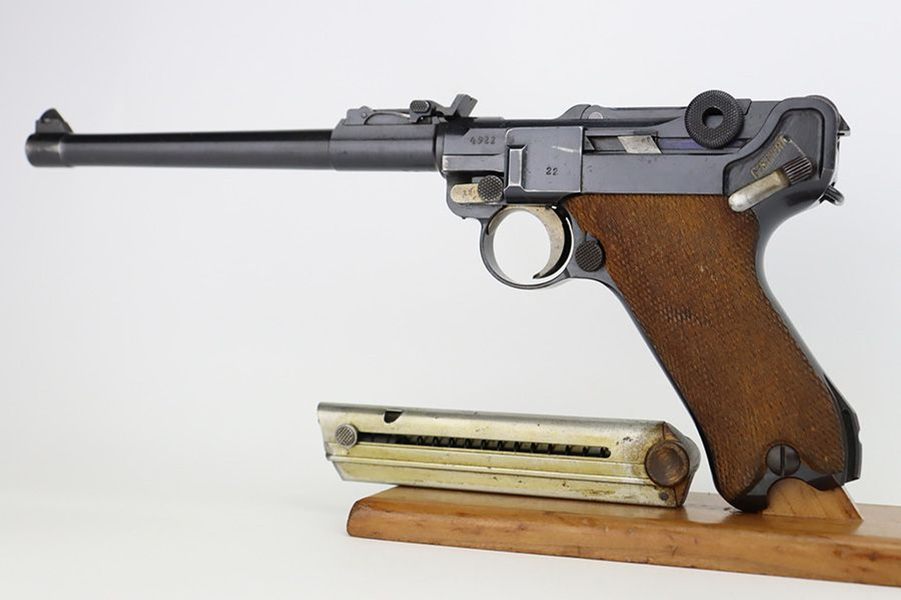 Excellent 1917 DWM Artillery Luger - Matching Magazine - 1