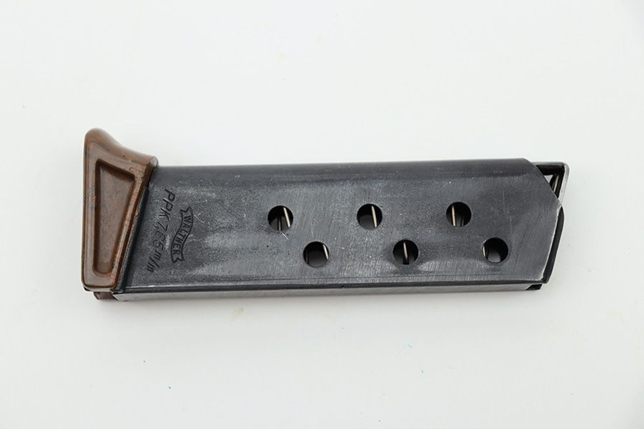 Wartime Walther PPK Magazine - Brown Finger Extension - 1