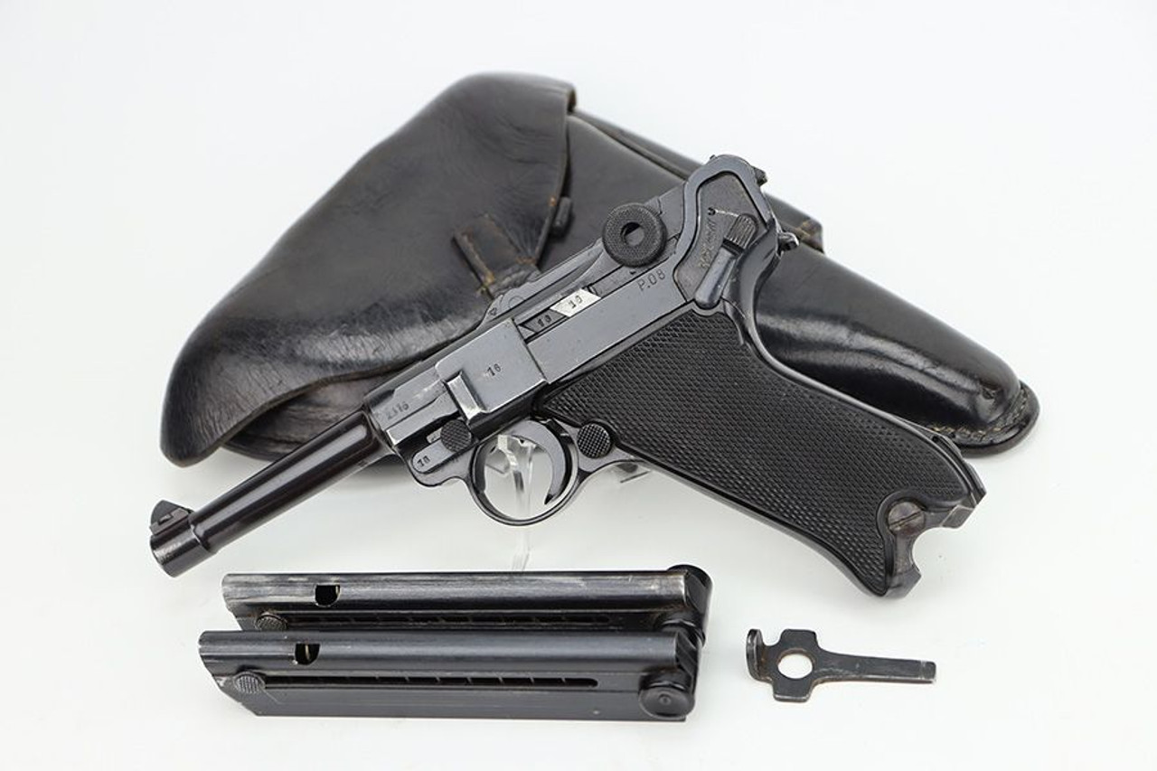 1941 "Black Widow" Mauser Luger Rig - With Capture Docs - 1