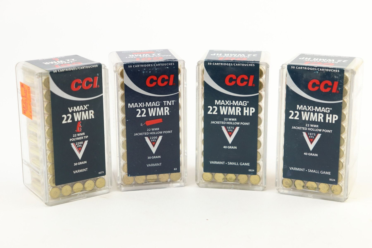 200 Rounds CCI .22 WMR Hollow Points - 1