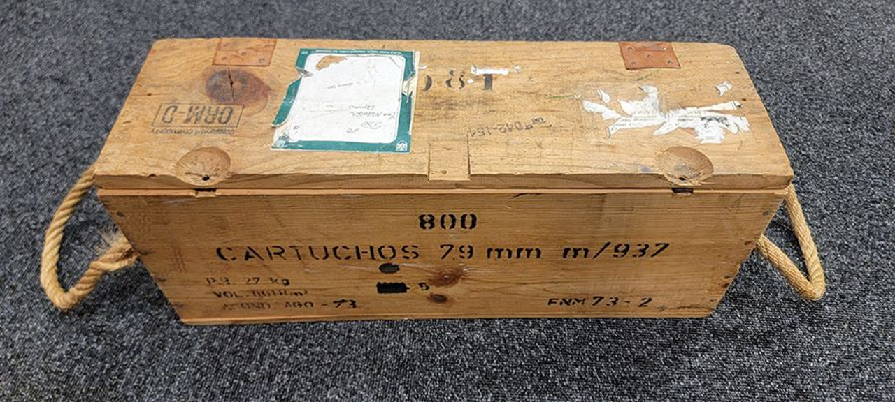 800 Rounds: Spanish 8mm Mauser Rifle Ammo - 1