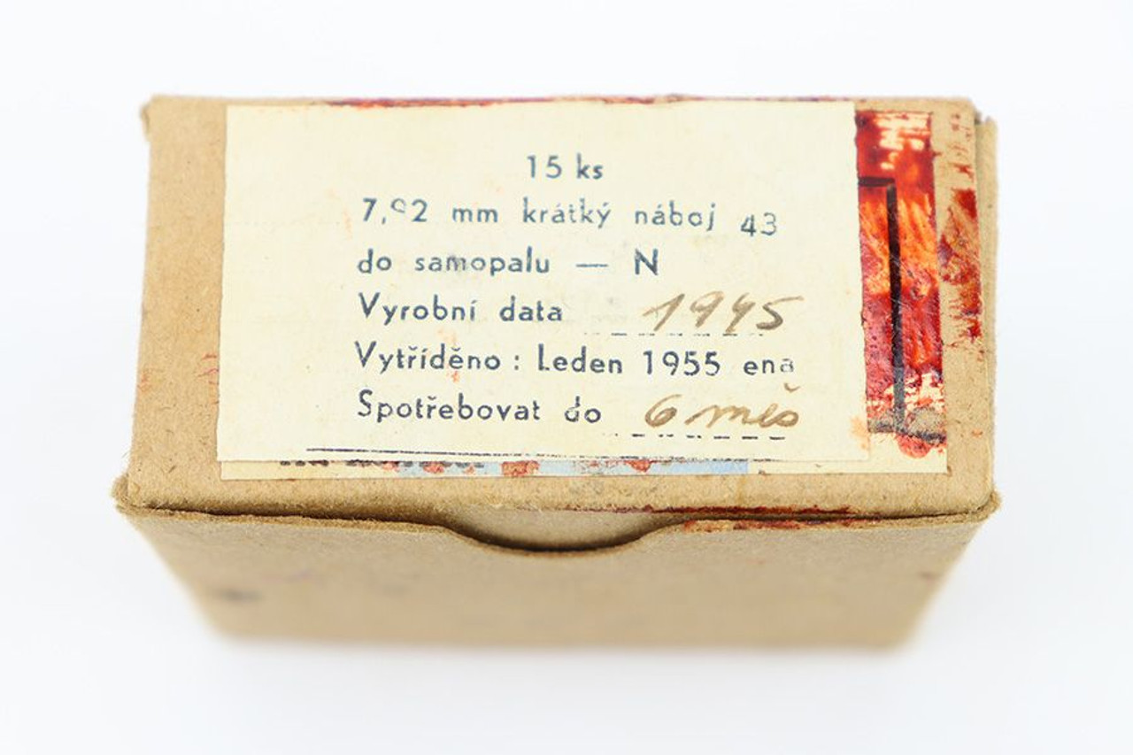 7.92x33mm Kurz MP44 Ammo Box - 1945 - 1