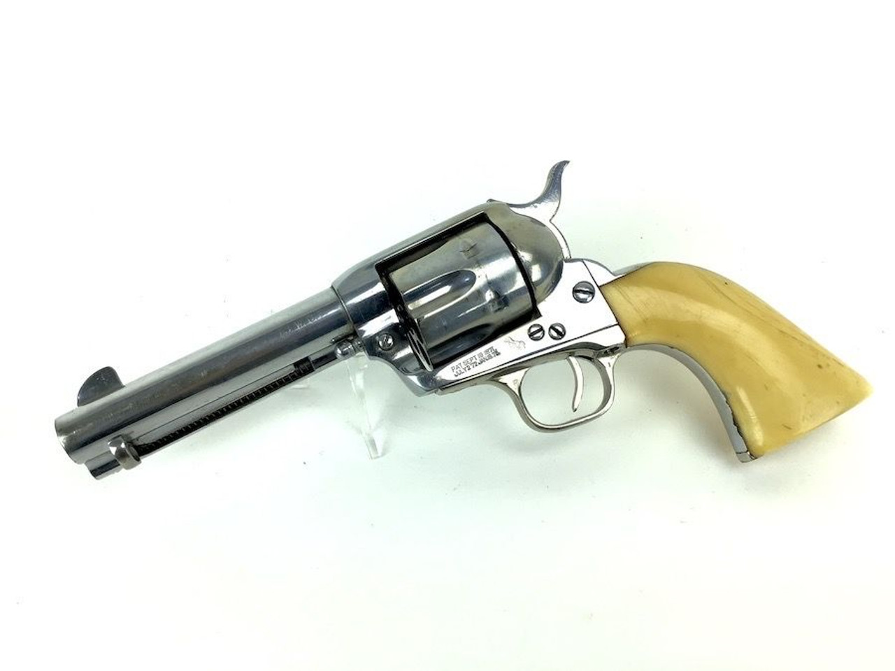 Colt SAA .38 WCF Nickel Revolver - 1