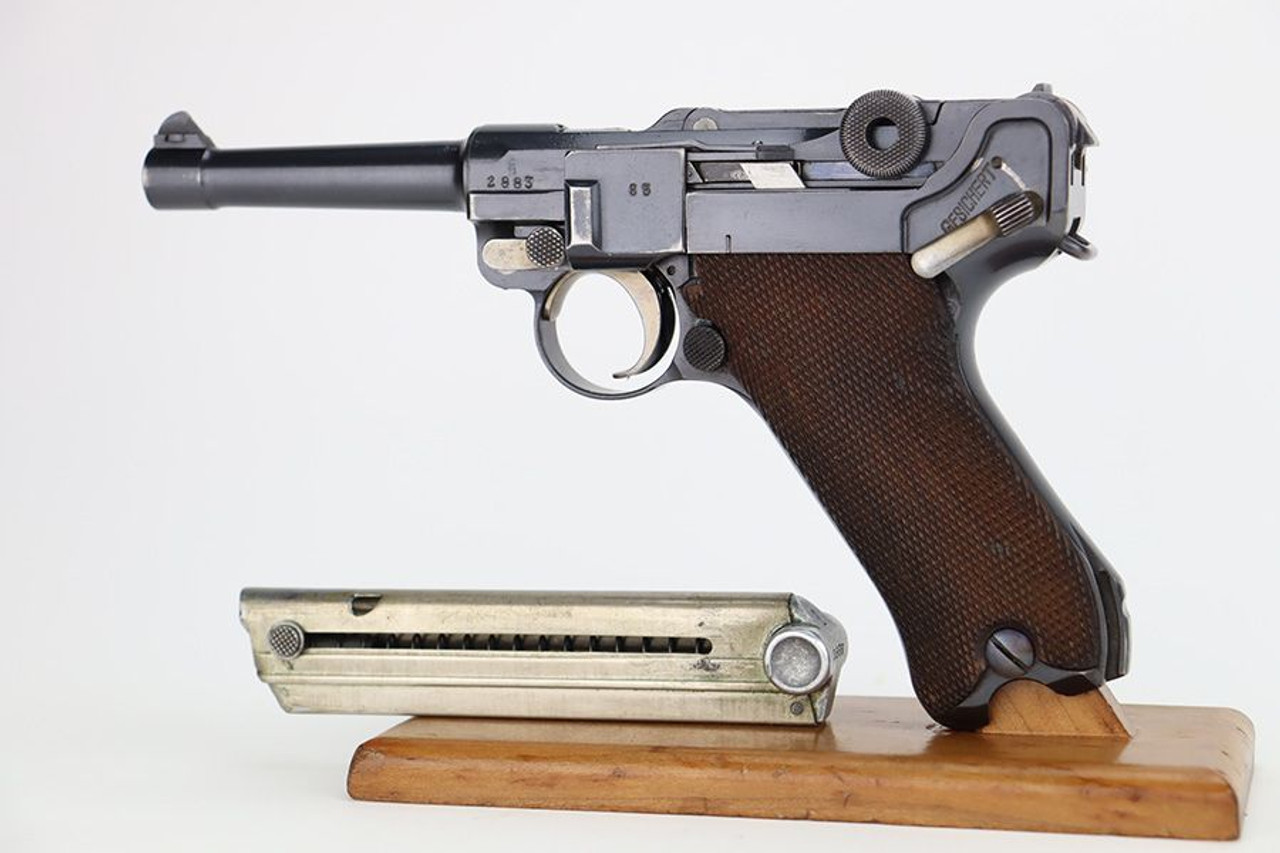Weimar-Era Police Rework DWM Luger - 1