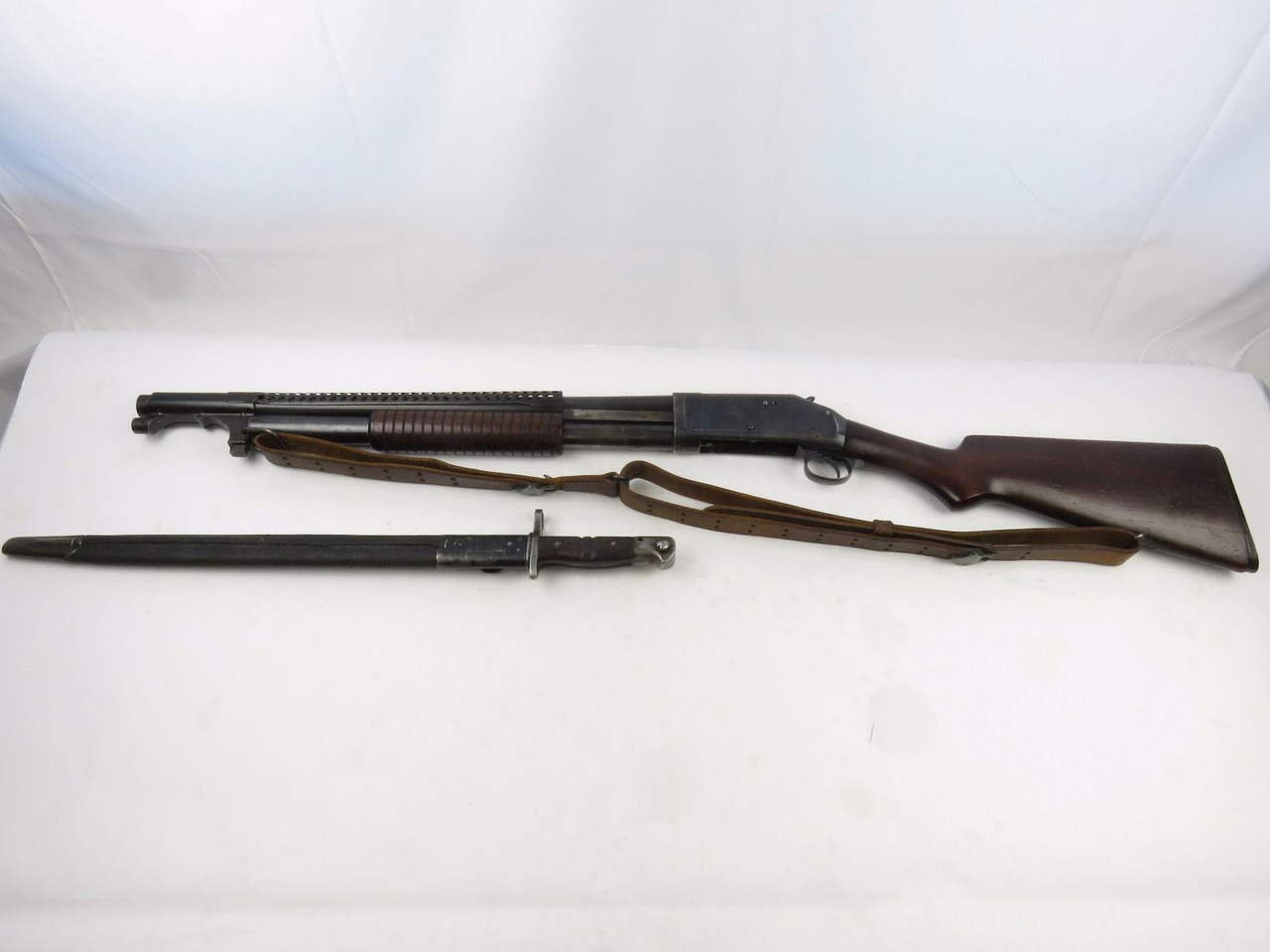 WW1 Winchester Model 97 Trench Shotgun w/ Bayo - 1