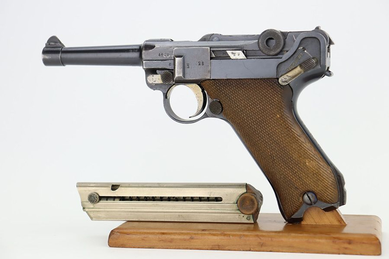 1918 Erfurt Luger - Unit Marked, Matching Magazine - 1