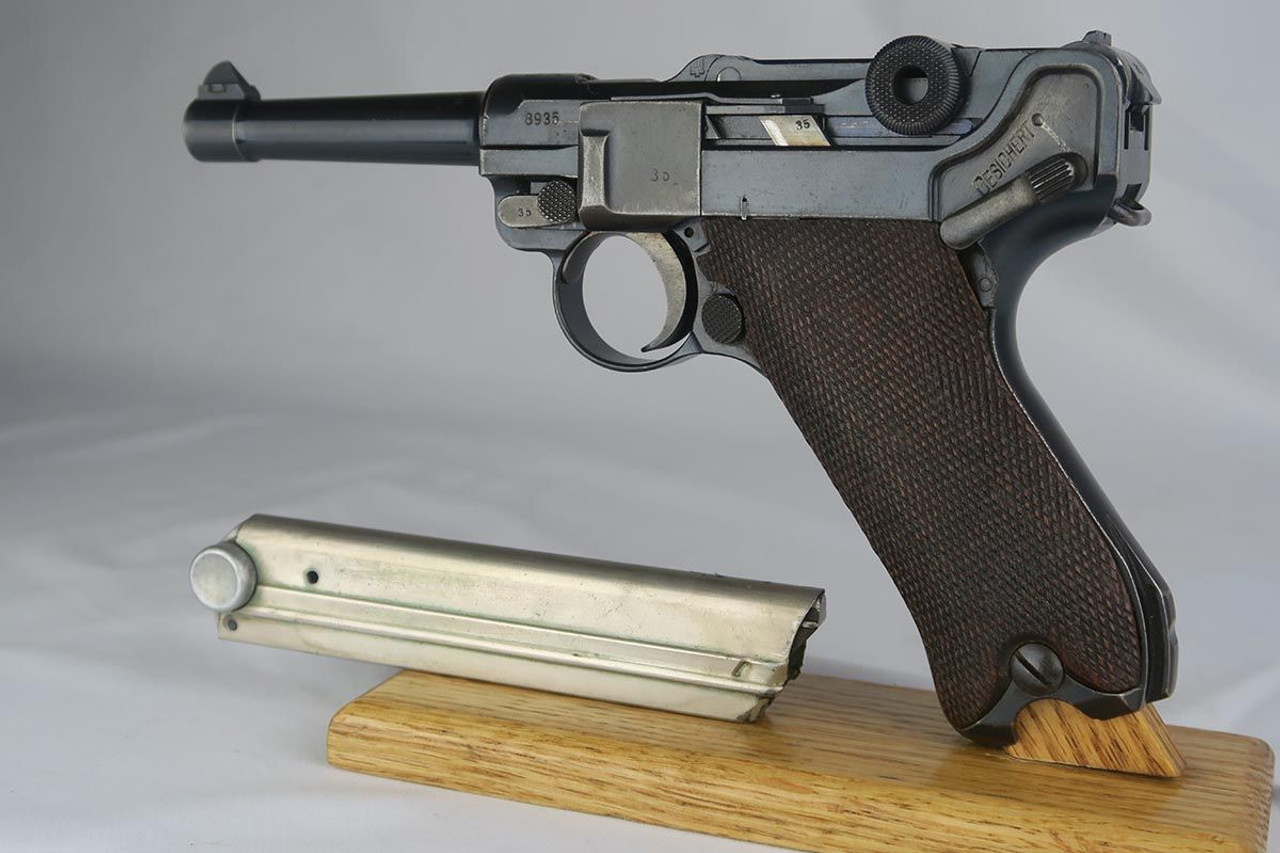WW1 DWM Luger - Police Rework - Matching Magazine - 1