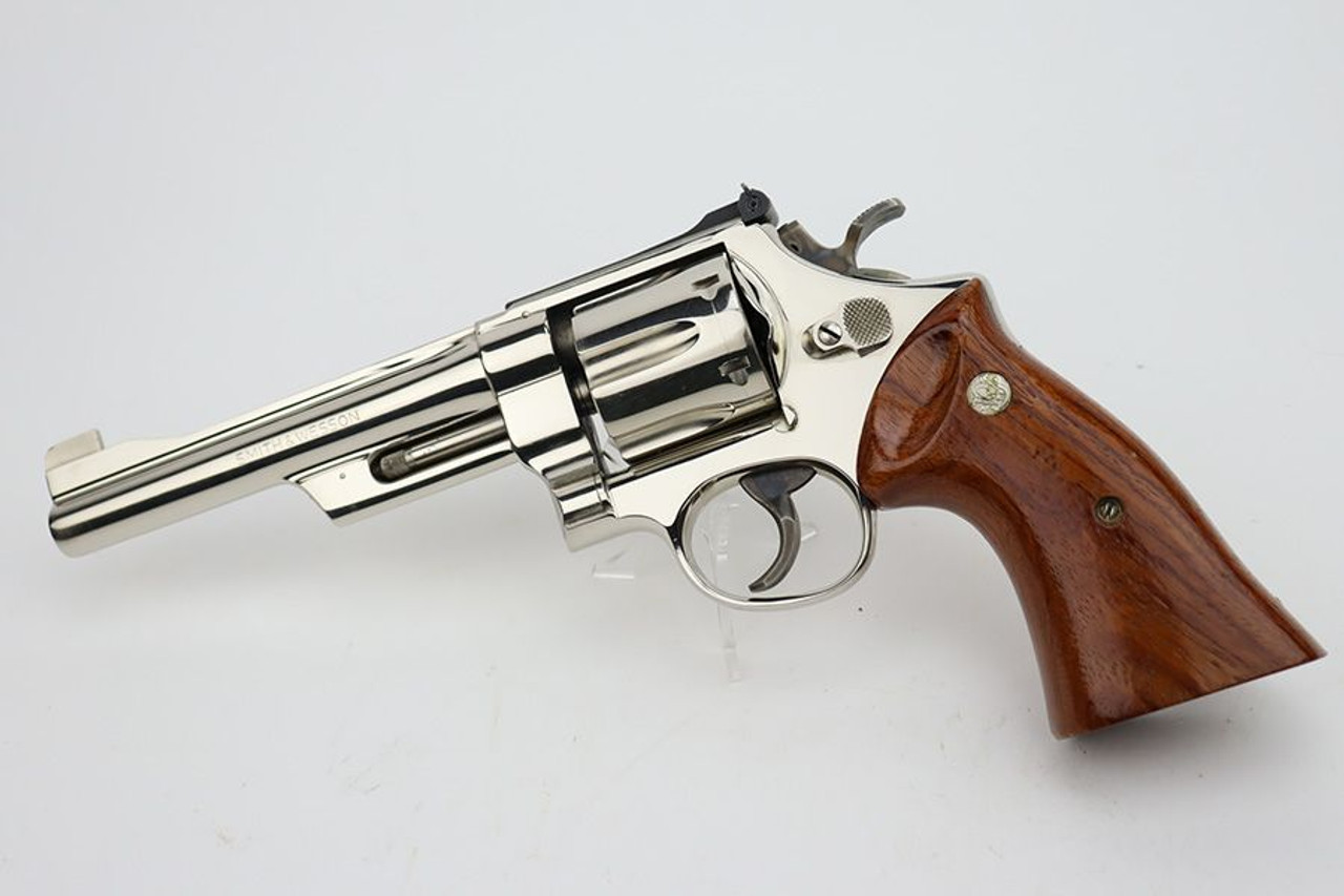 Nickeled Smith & Wesson Model 27-2 Revolver - 1