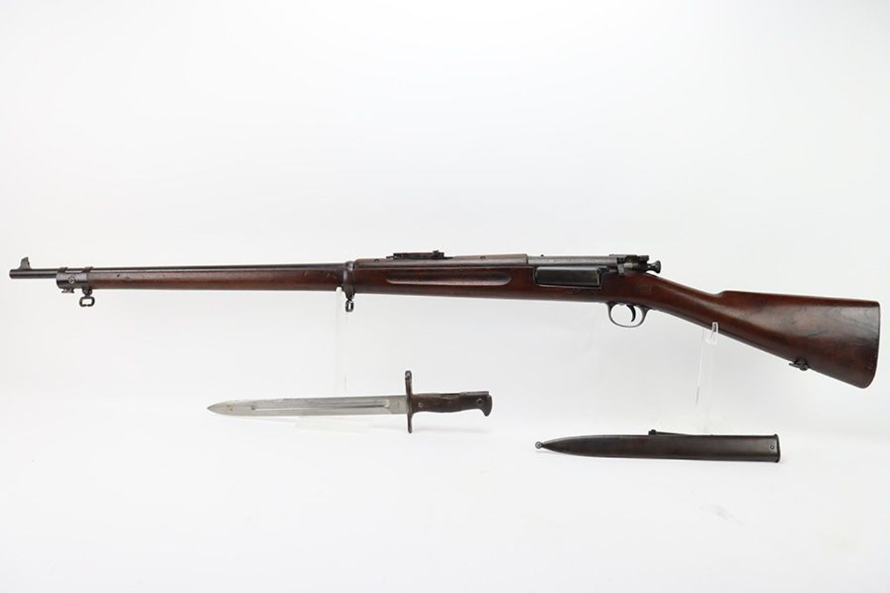 Springfield Krag Model 1898 - With Bayonet & Scabbard - 1