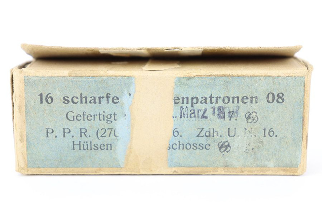 WW1 9mm Luger Pistol Ammo Box - 1
