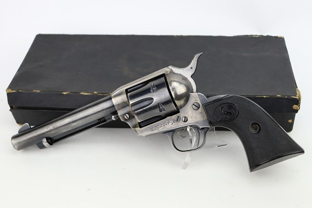 Boxed 1956 Colt Single Action Army Revolver - 2nd Gen - 1