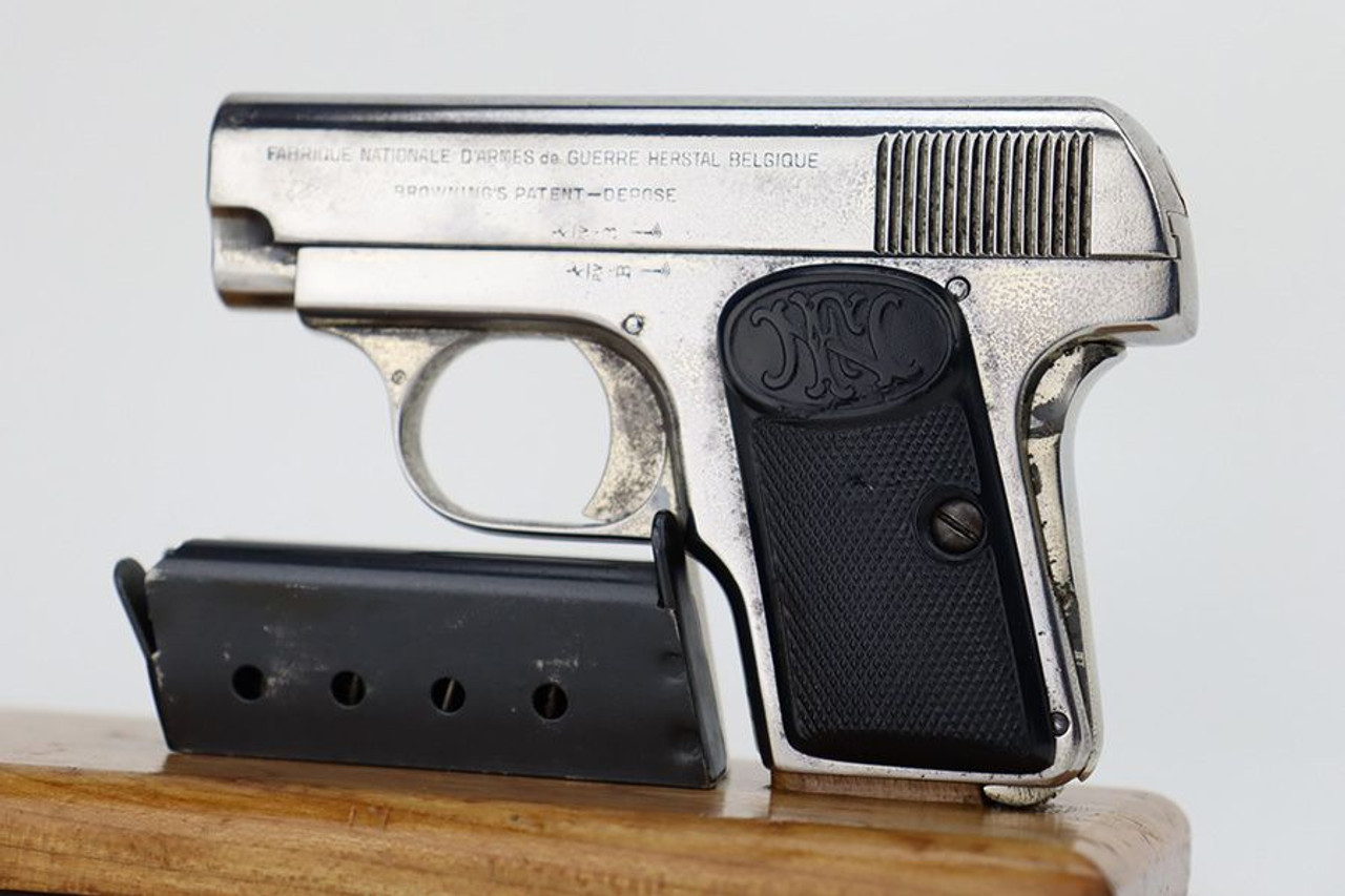 Nickeled FN Browning Model 1906 - 1