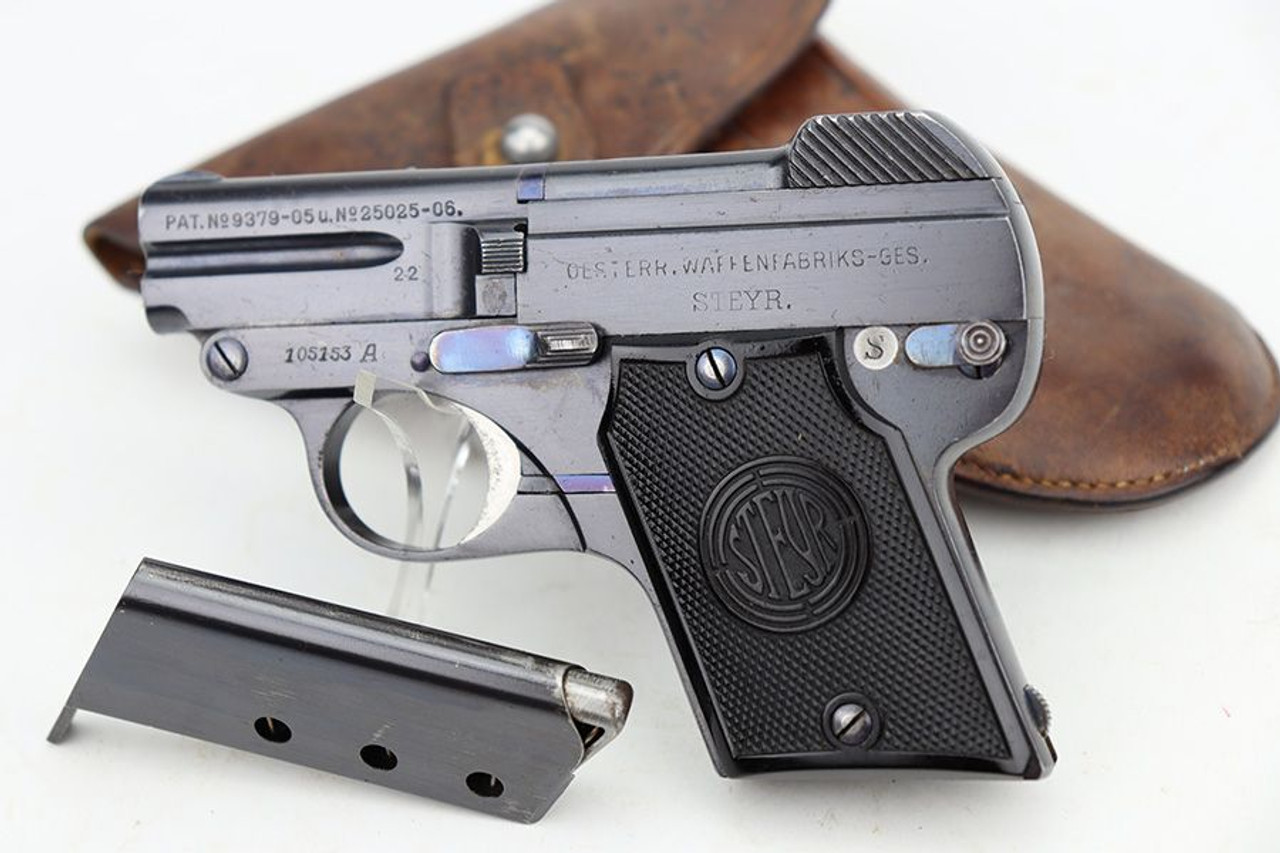 Minty Steyr-Pieper Model 1909 Pocket Pistol Rig - 1