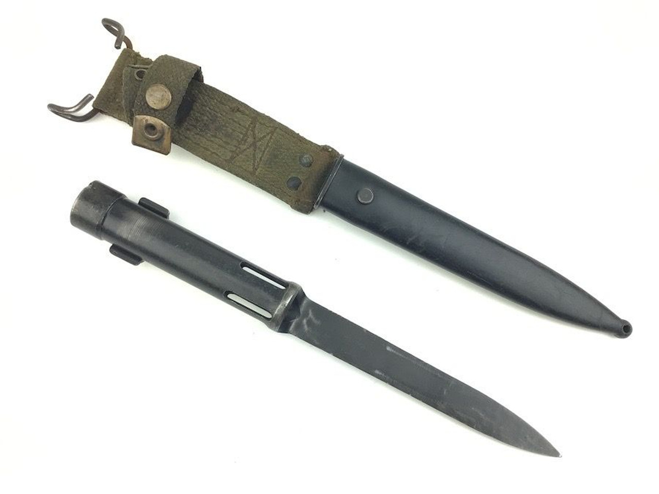 Belgian FN FAL Socket Bayonet and Scabbard - 1