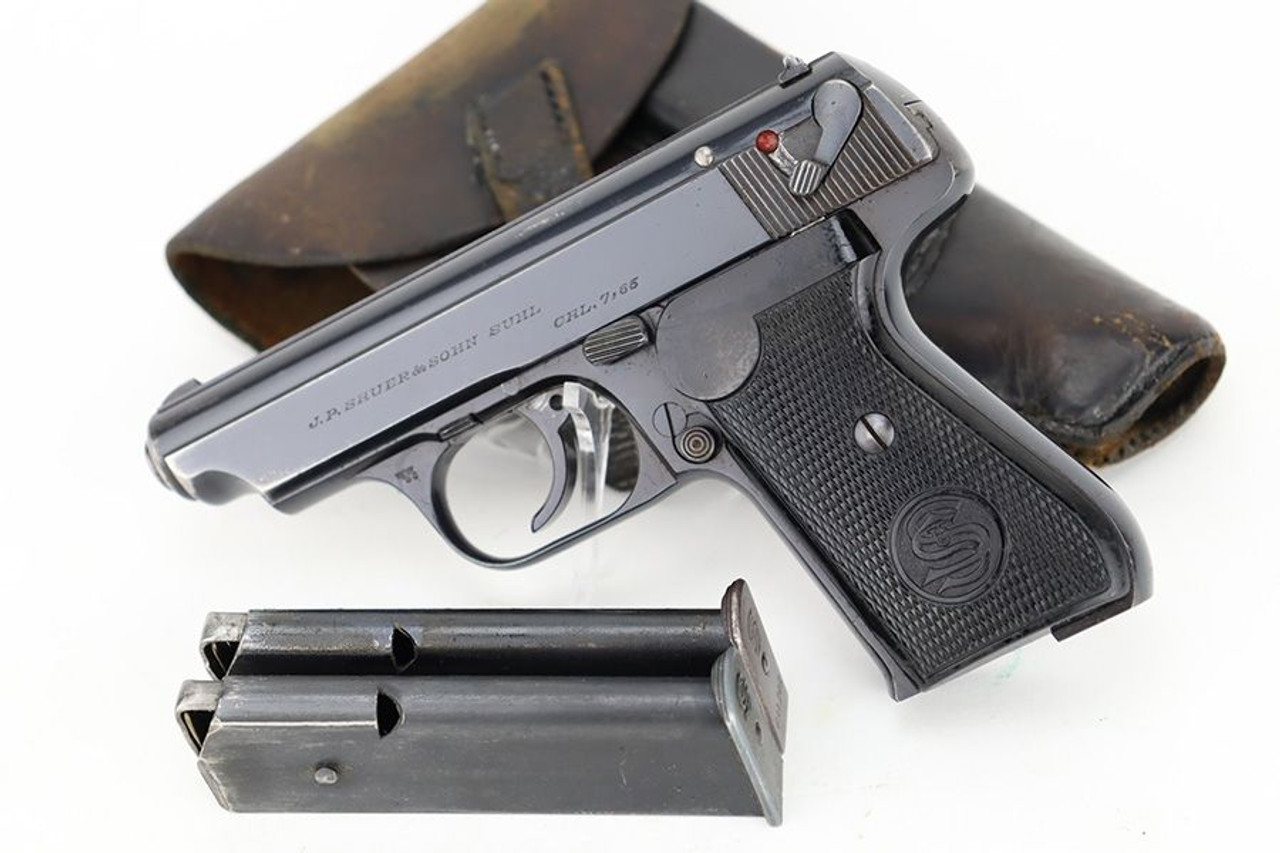 High-Polish Police Eagle/C Sauer 38h Rig - Matching Holster - 1