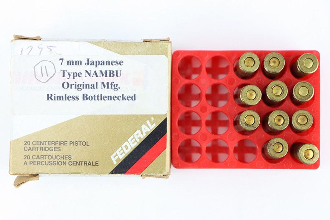 Rare Baby Nambu Pistol Ammo: 11 Rounds - 1