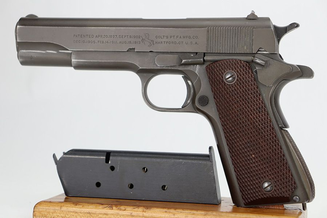 Scarce 1942 Colt M1911A1 - WB Inspector - 1