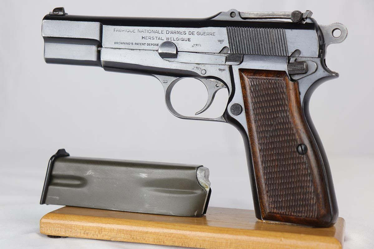 Early Nazi Browning High Power - Tangent Sight - 1