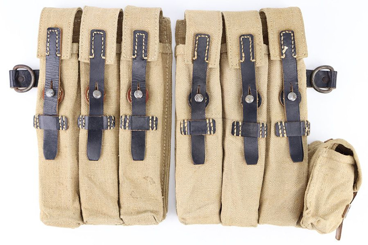 Rare Canvas MP40 Magazine Pouch Set - 1