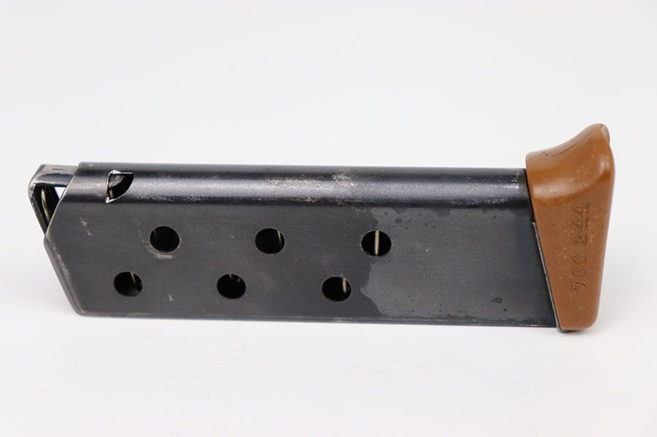Rare - Reichsbank Numbered "Slab Side" Walther PPK Magazine - 1
