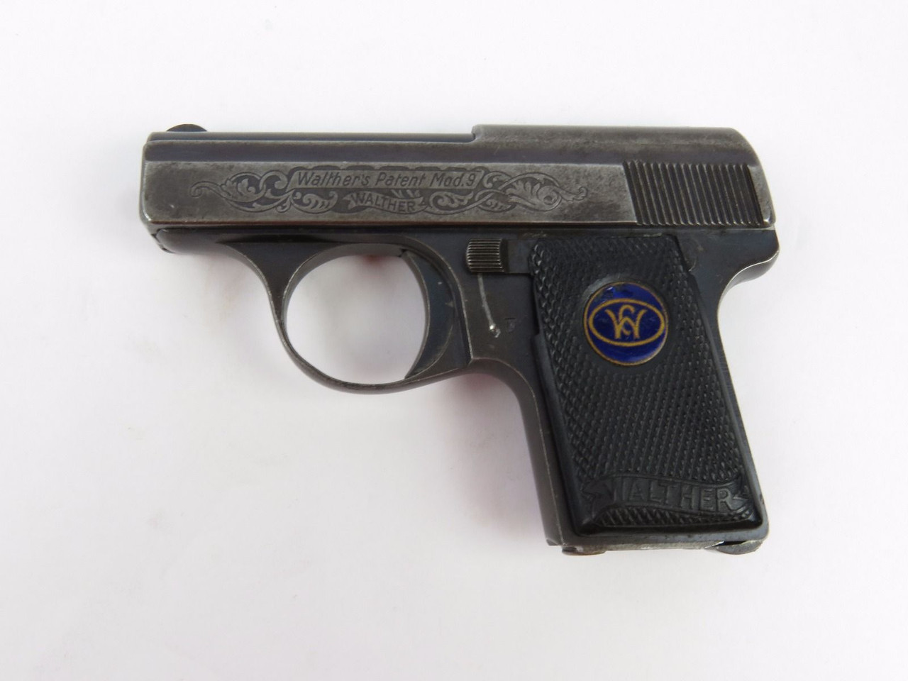 Engraved Walther Model 9 - 1
