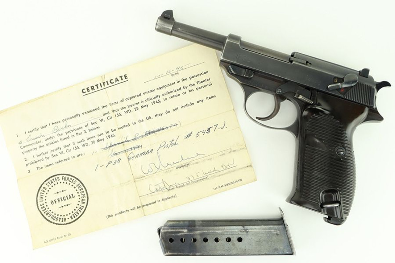 Excellent AC 42 Walther P.38 - With Capture Doc - 1