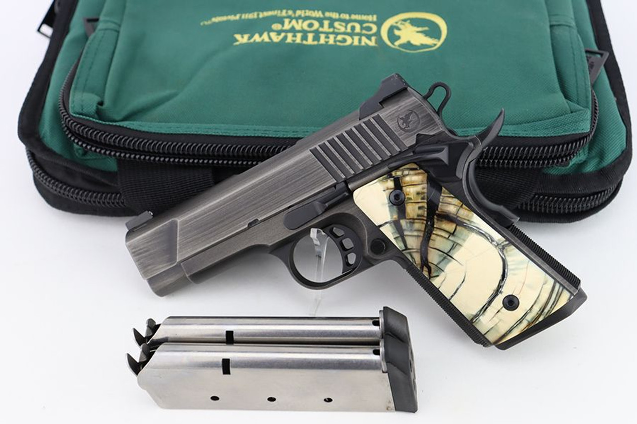 Unfired Nighthawk Custom TR4 1911 - Mammoth Ivory Grips - 1