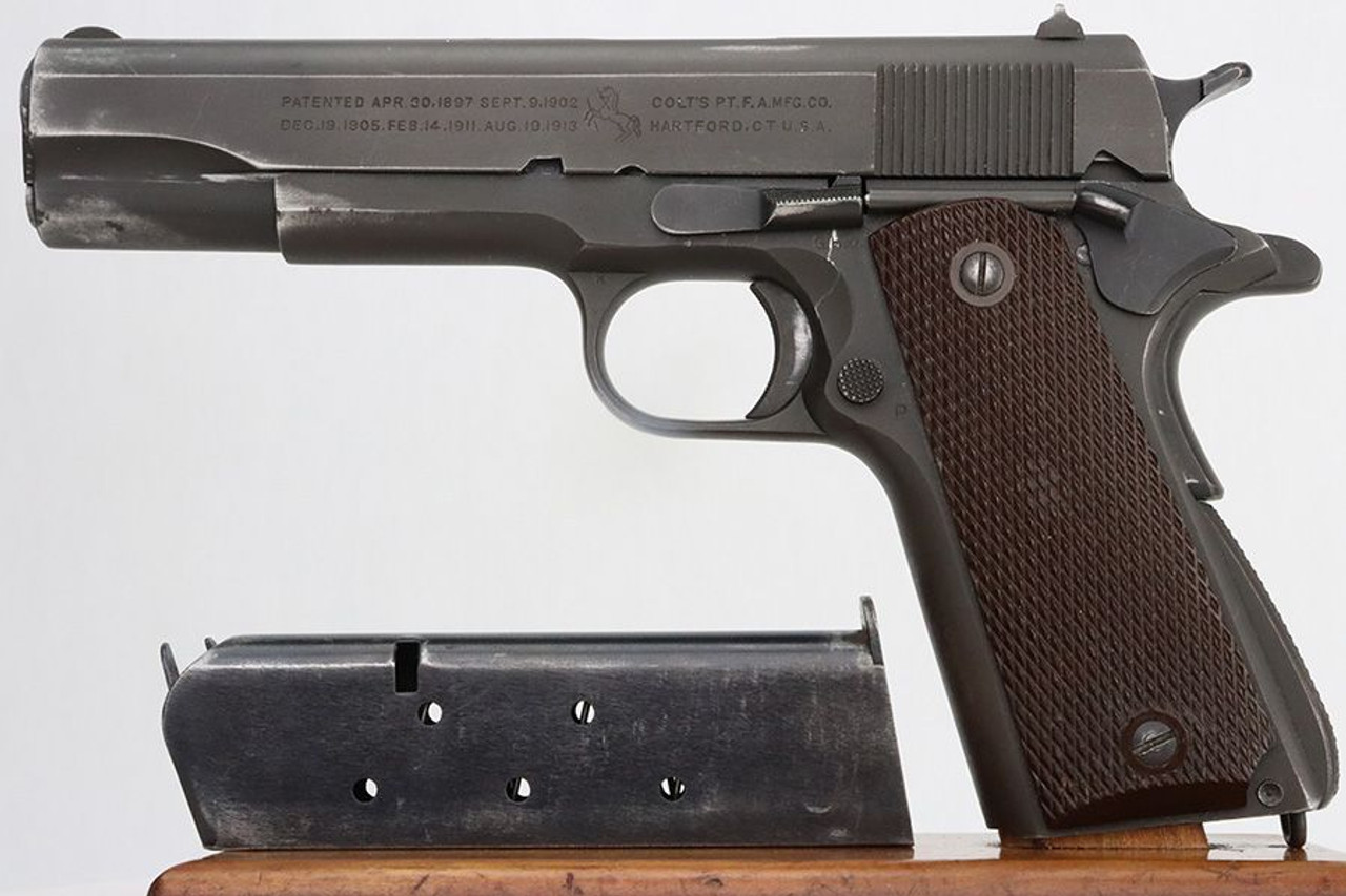 Army Colt 1911A1 - 1942 Mfg - Scarce Variation - 1