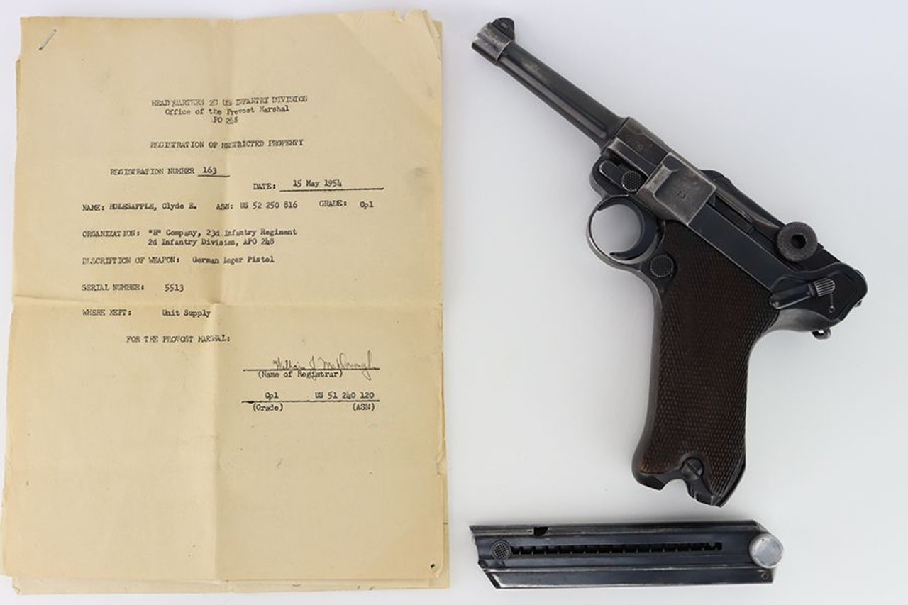 1939 Mauser Luger - With Provenance - 1