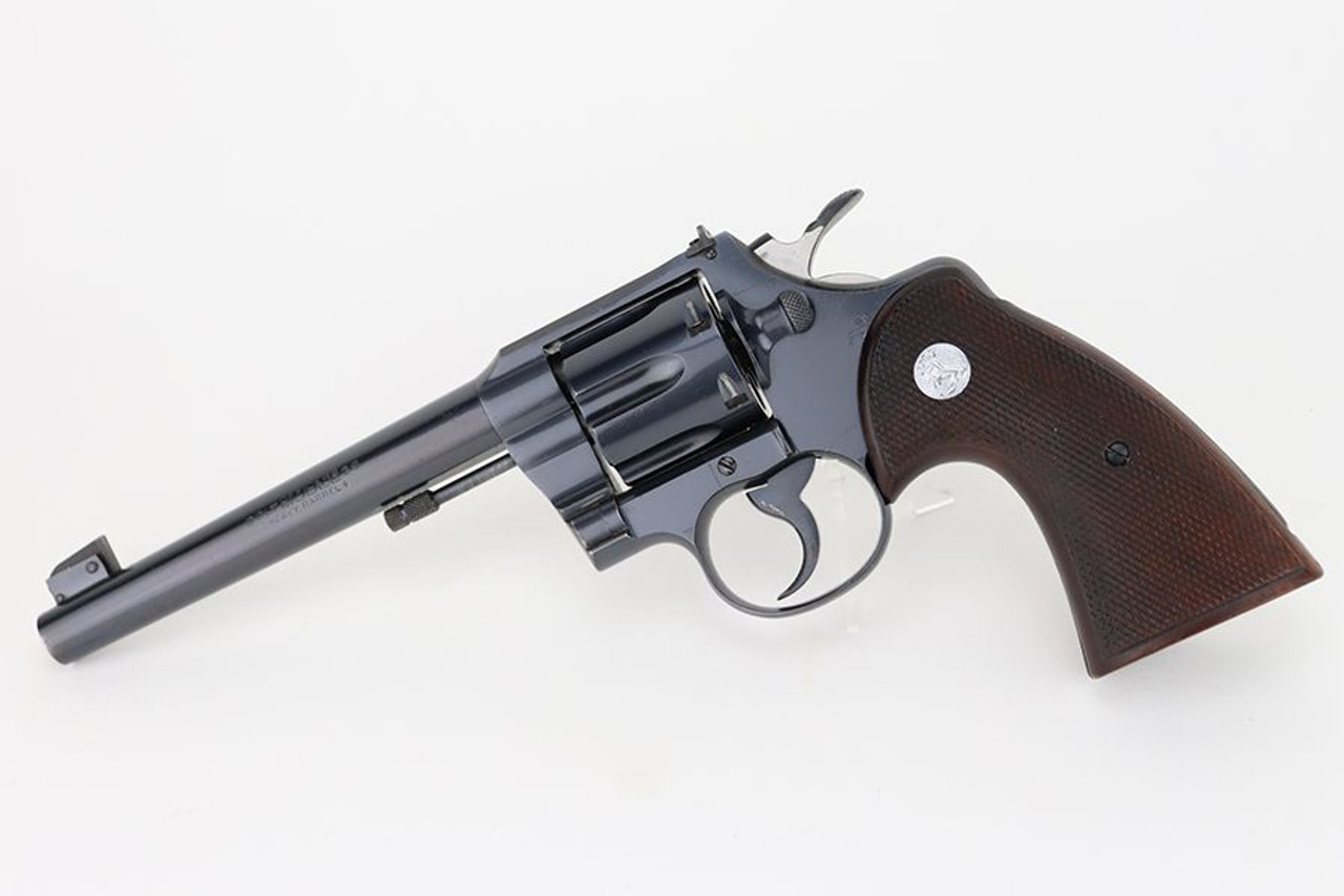 Minty Colt Officer's Model Revolver - Heavy Barrel - 1