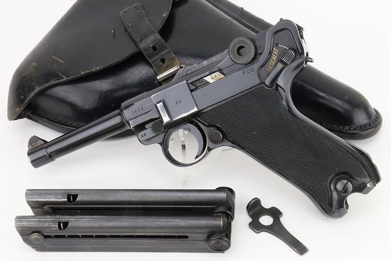 Gorgeous 1941 "Black Widow" Mauser Luger Rig - BYF 41 - 1