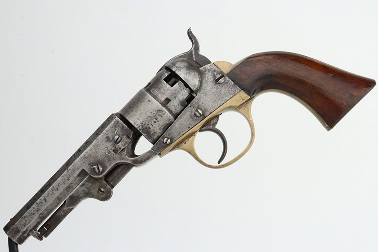 Antique J.M. Cooper Navy Double Action Percussion Revolver - 1