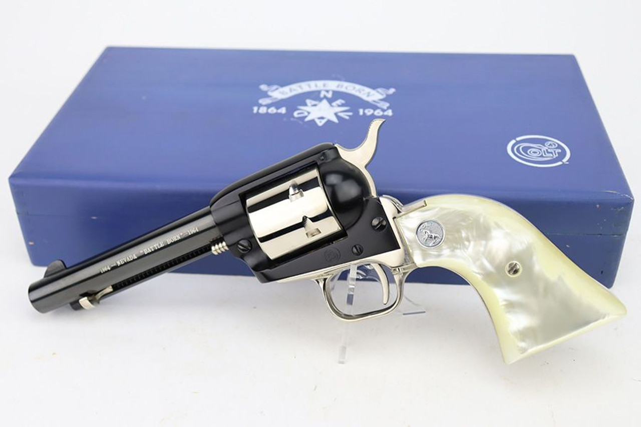 Excellent Colt Frontier Scout "Nevada Battle Born" w/ Case - 1