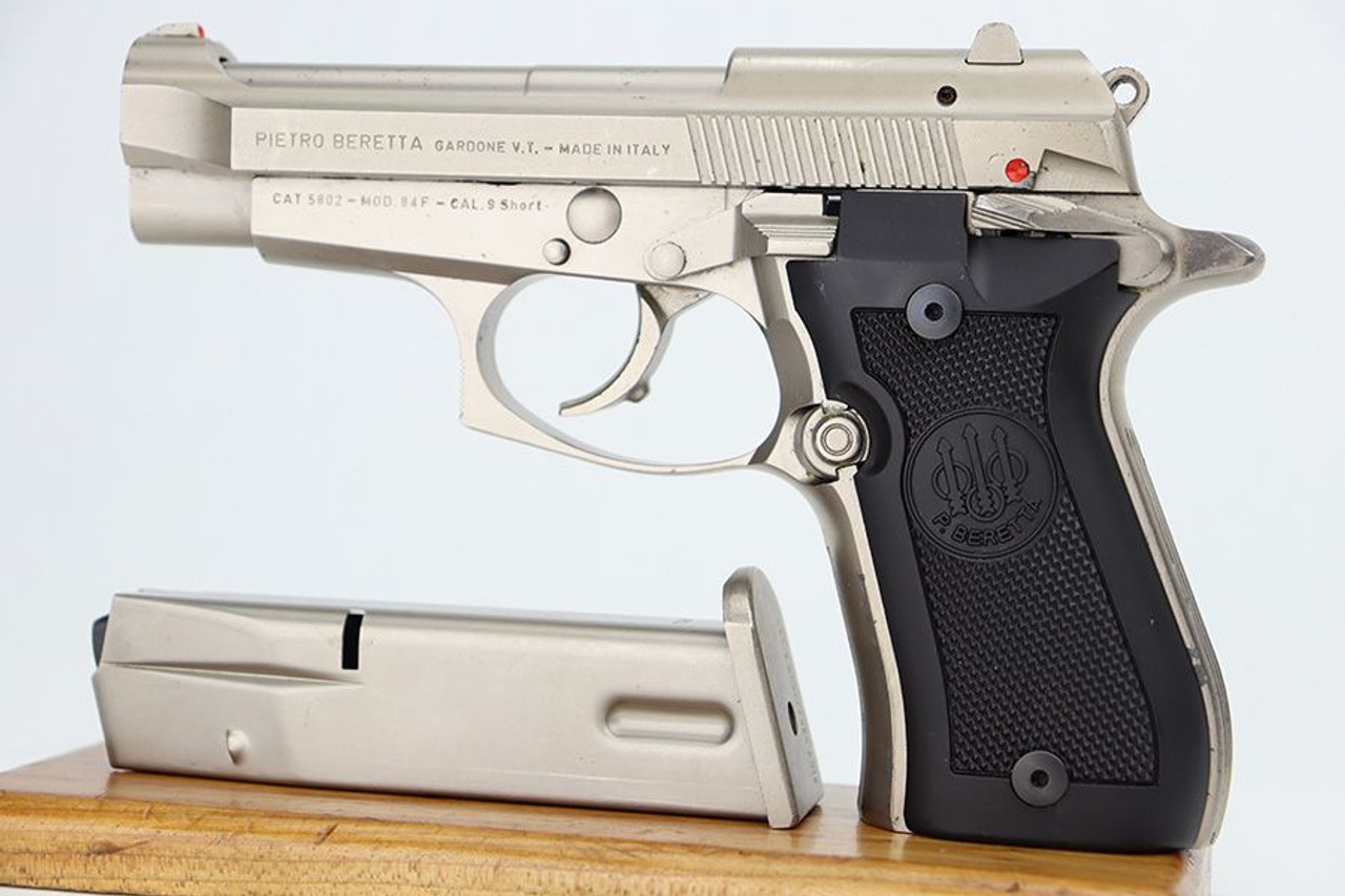 Nickeled Beretta Model 84F - 1