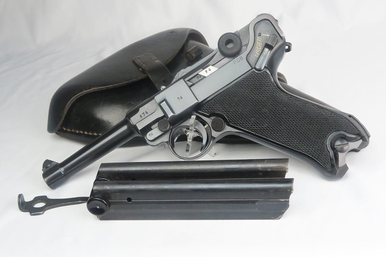 Minty Black Widow Luger Rig - 1