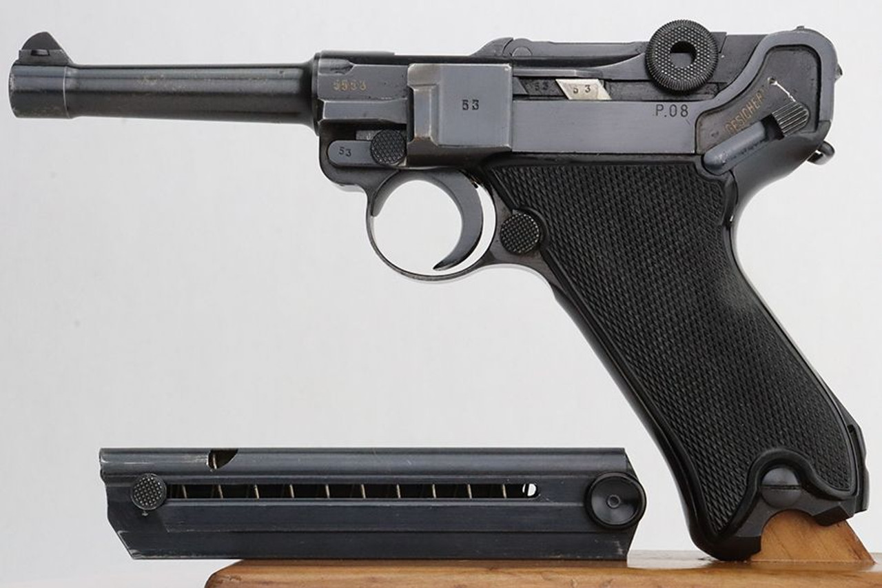 Excellent 1942 "Black Widow" Mauser Luger - BYF 42 - 1