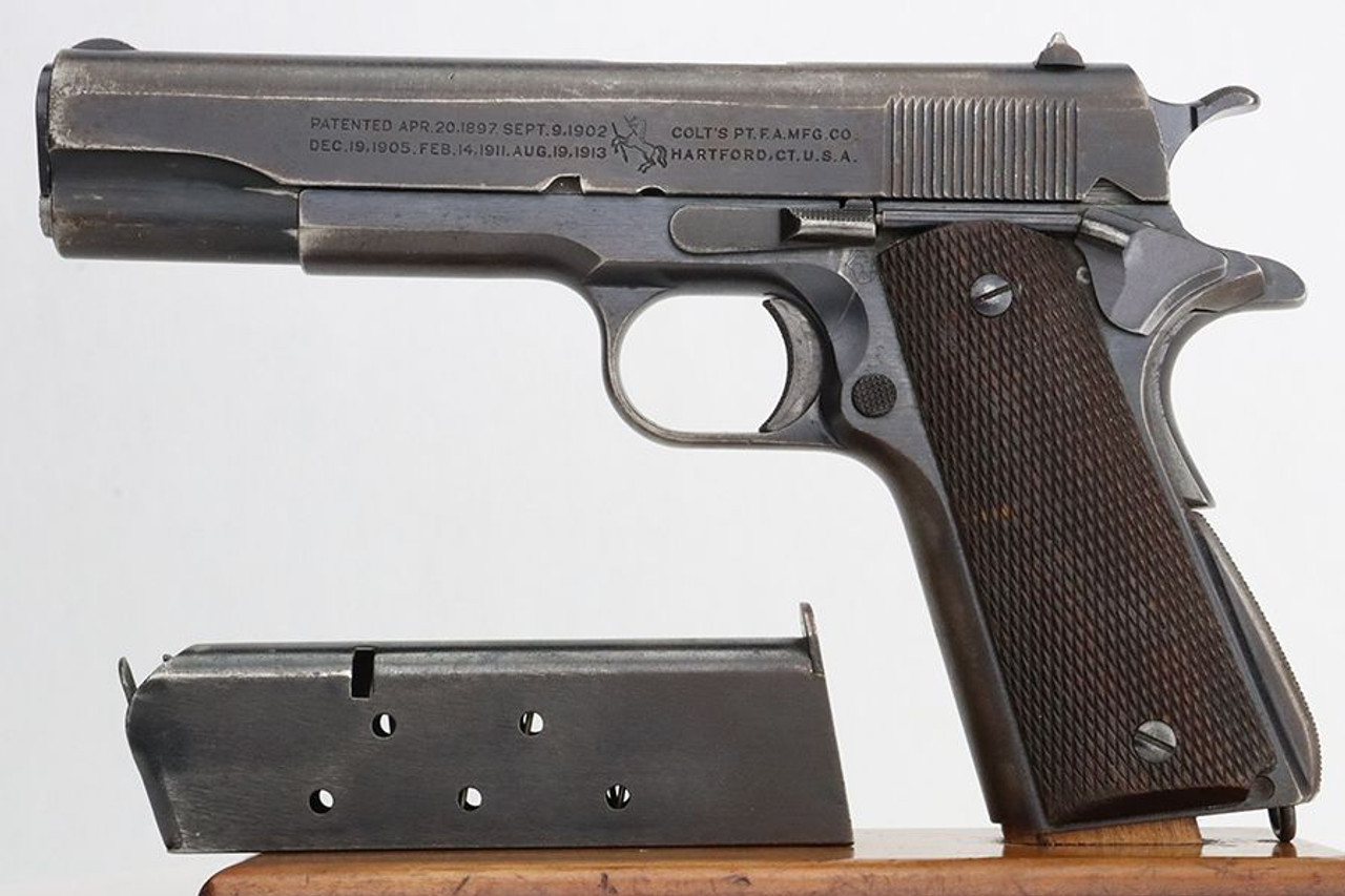 Rare Transitional Colt 1911A1 - 1924 Mfg - 1