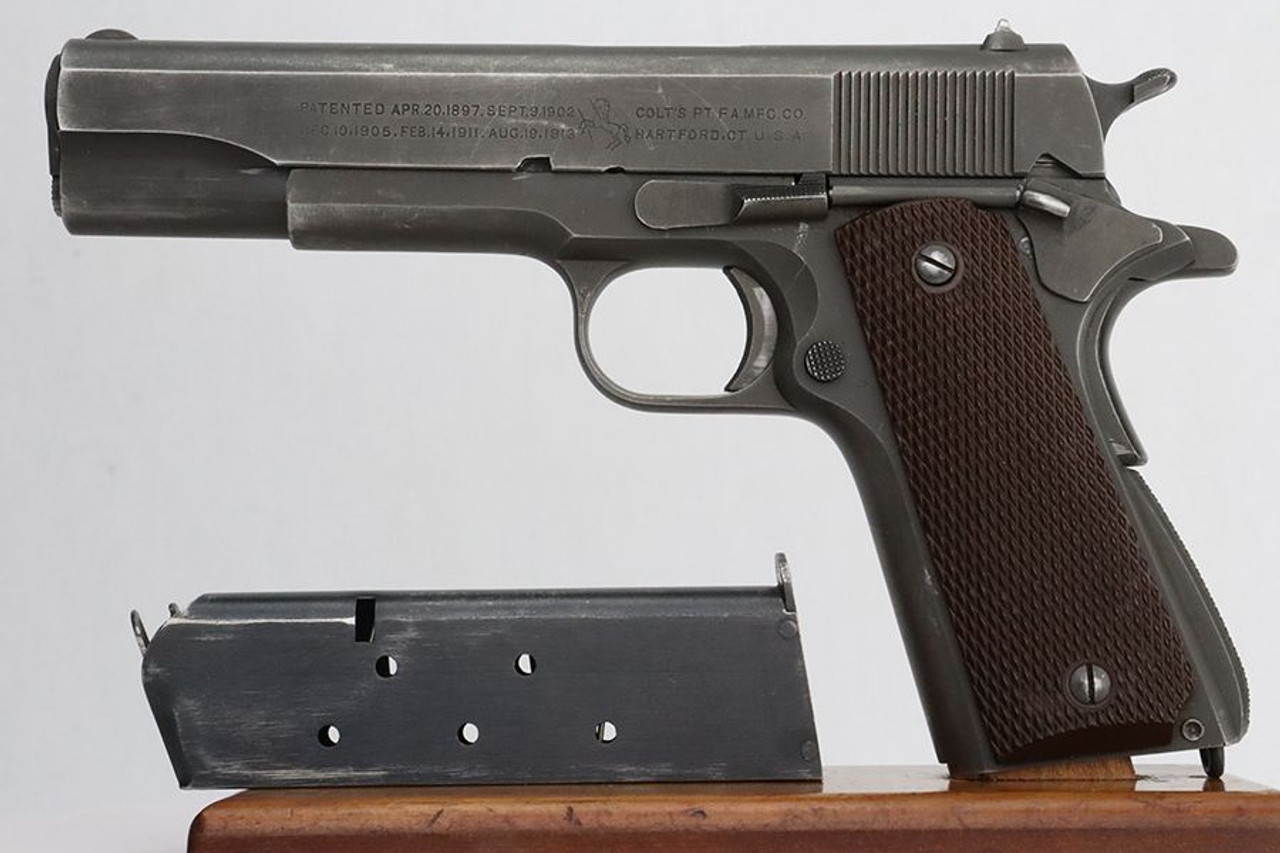Scarce 1942 Colt M1911A1 - WB Inspector - 1