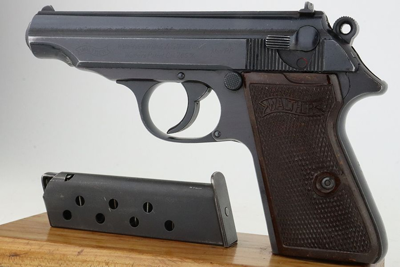 Minty, Scarce RJ-Marked Walther PP - Red Grips - 1