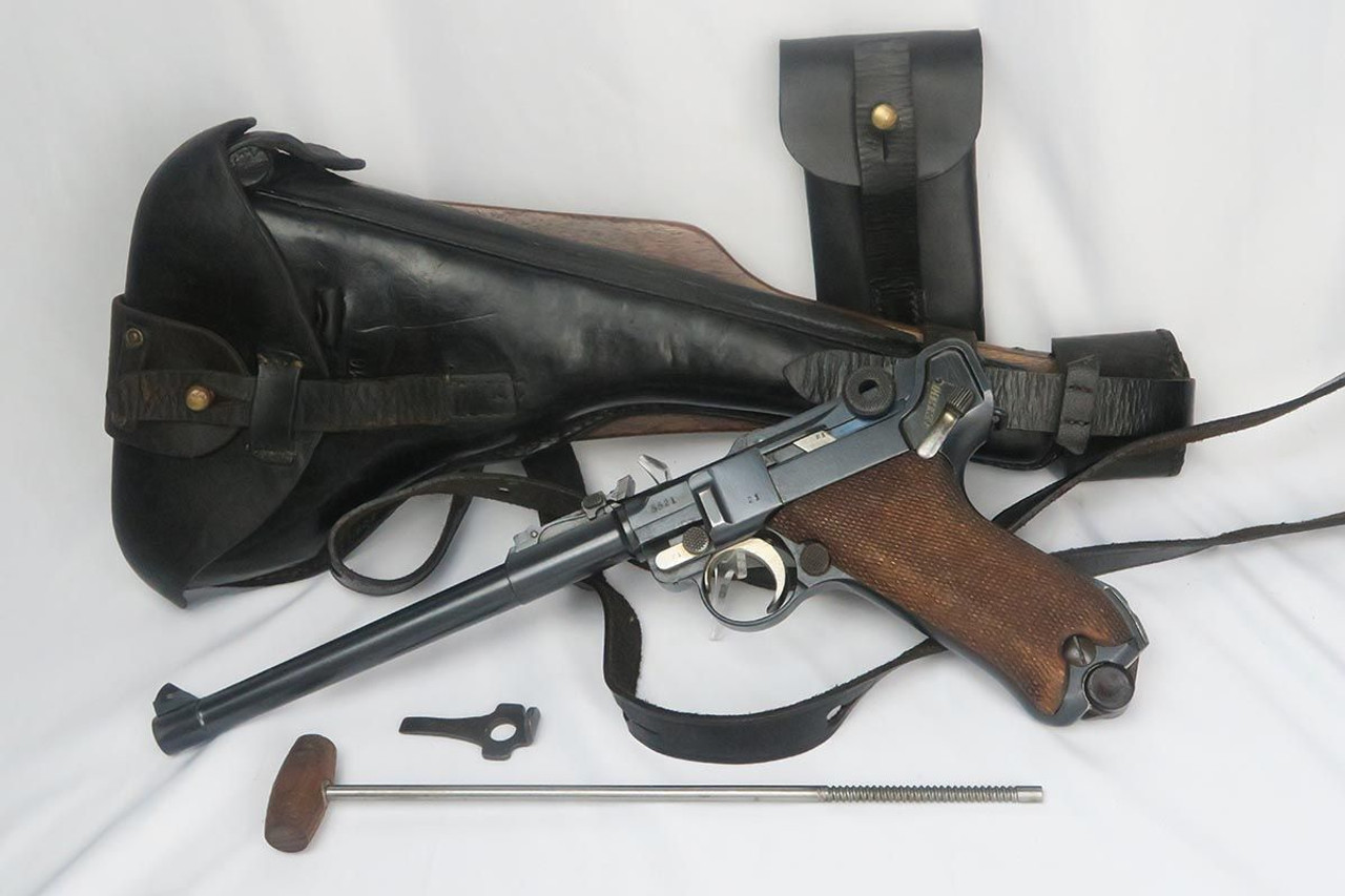 1917 Artillery Luger Rig - Matching Stock - 1