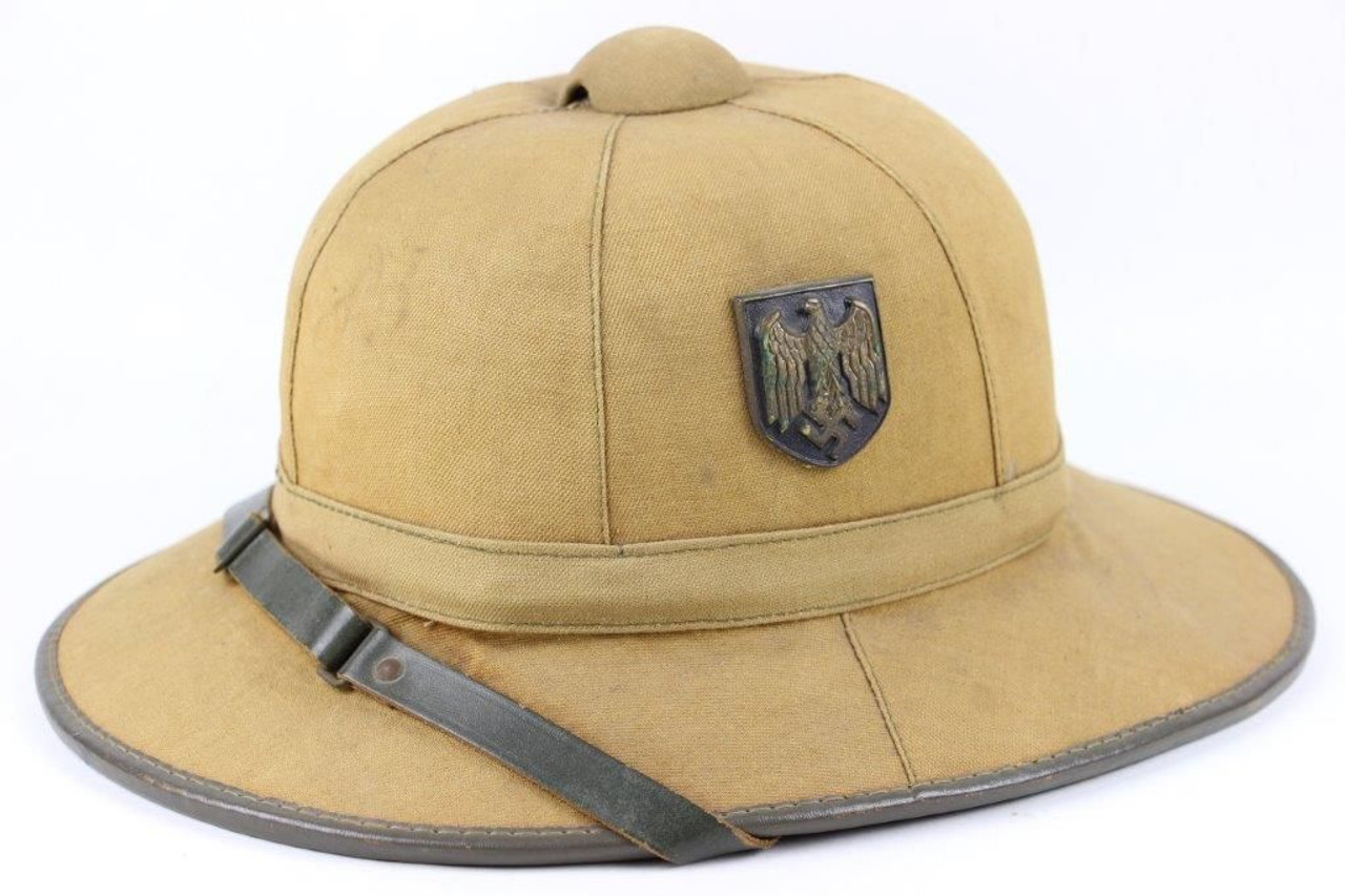 Rare 1st Pattern DAK Pith Helmet - 1