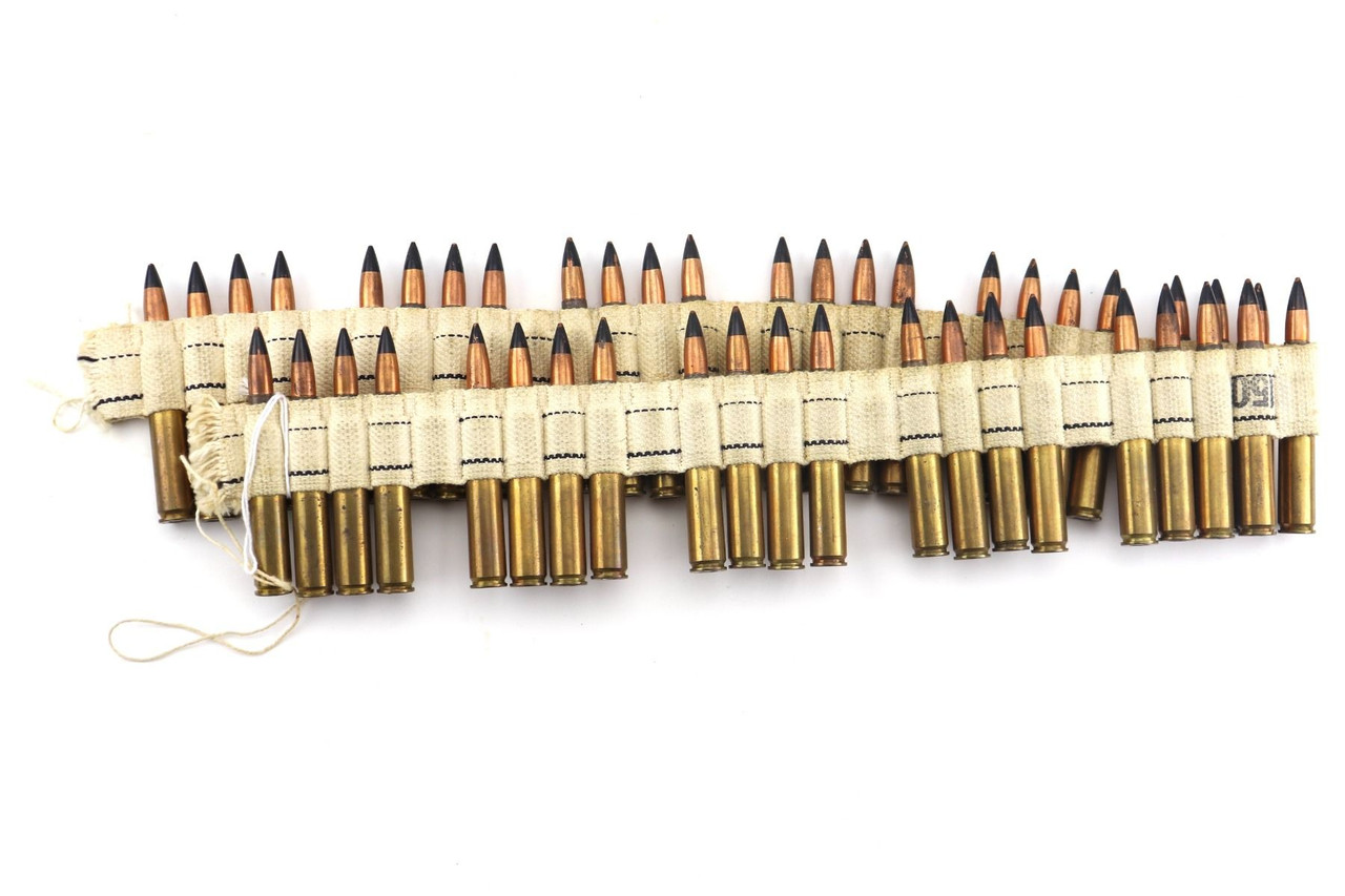44 Rounds of WW2 30-06 Black Tip Ammo - 1