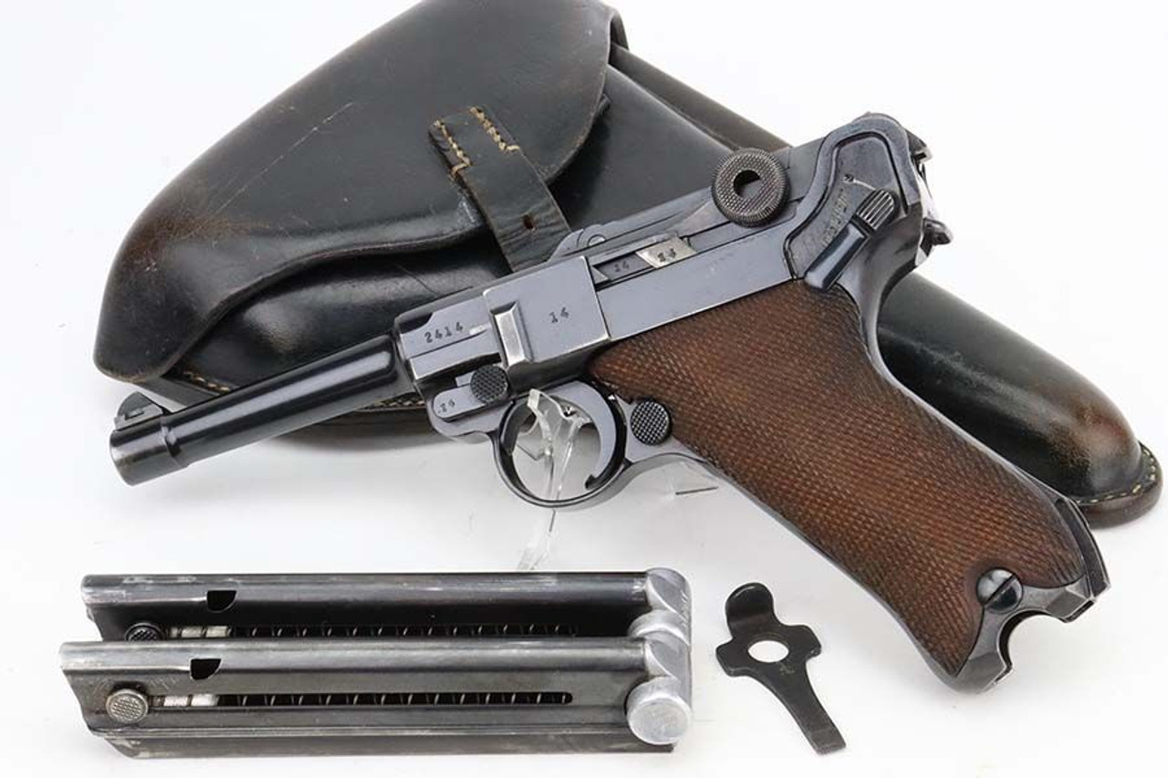 Excellent 1938 Navy Mauser Luger Rig - Matching Magazine - 1
